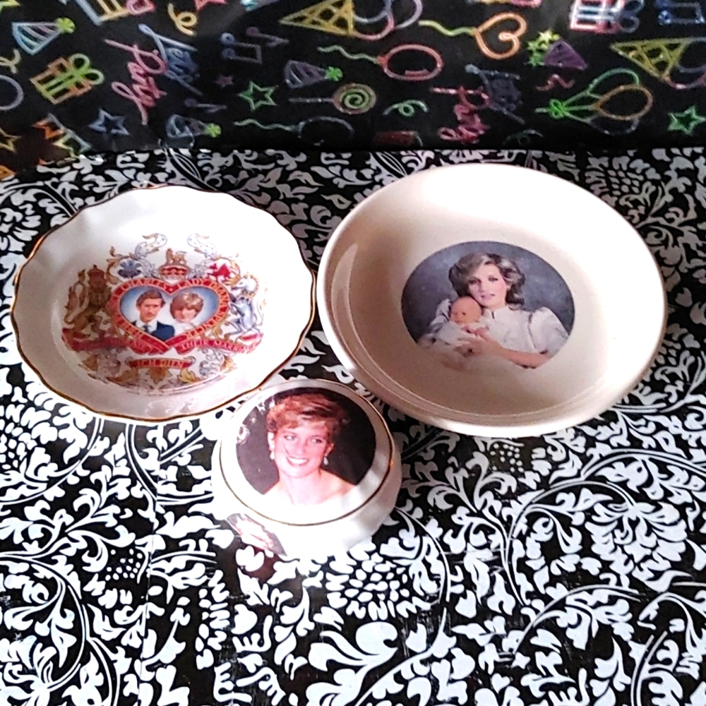 Triple pack of Lady Dianna memorbilia